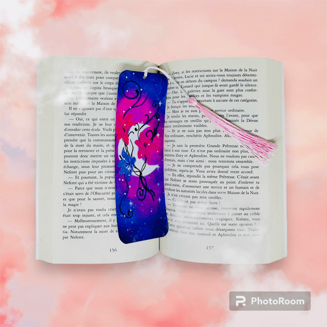 Marque page Lys lunaire