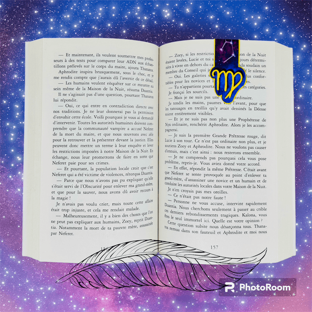 Marque page magnétique vierge